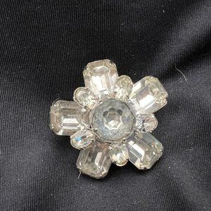 Vintage Art Deco Kramer NY Rhinestone Pin/ Brooch